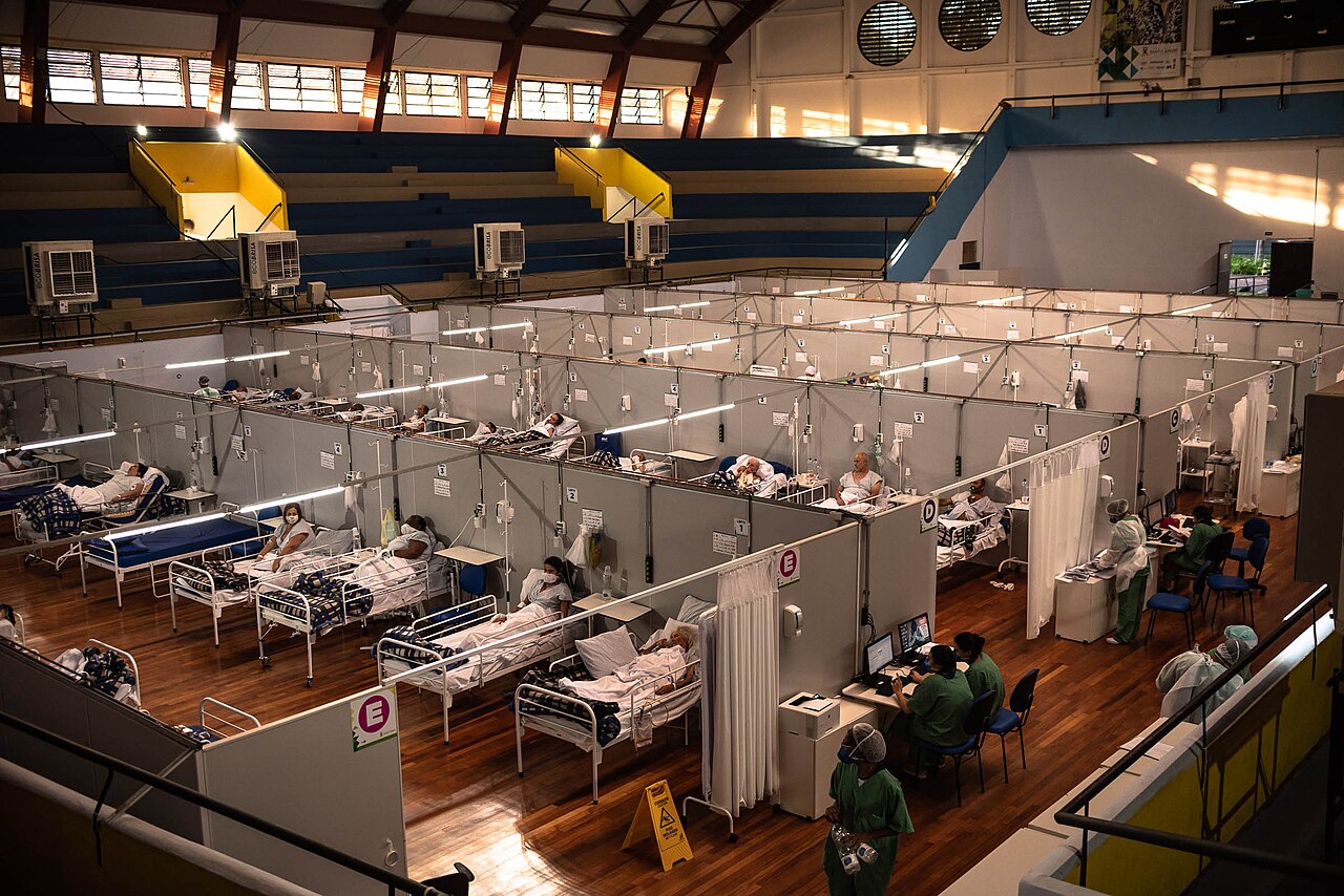 Hospital de campanha para covid-19 em Santo André (SP), 19/06/2020