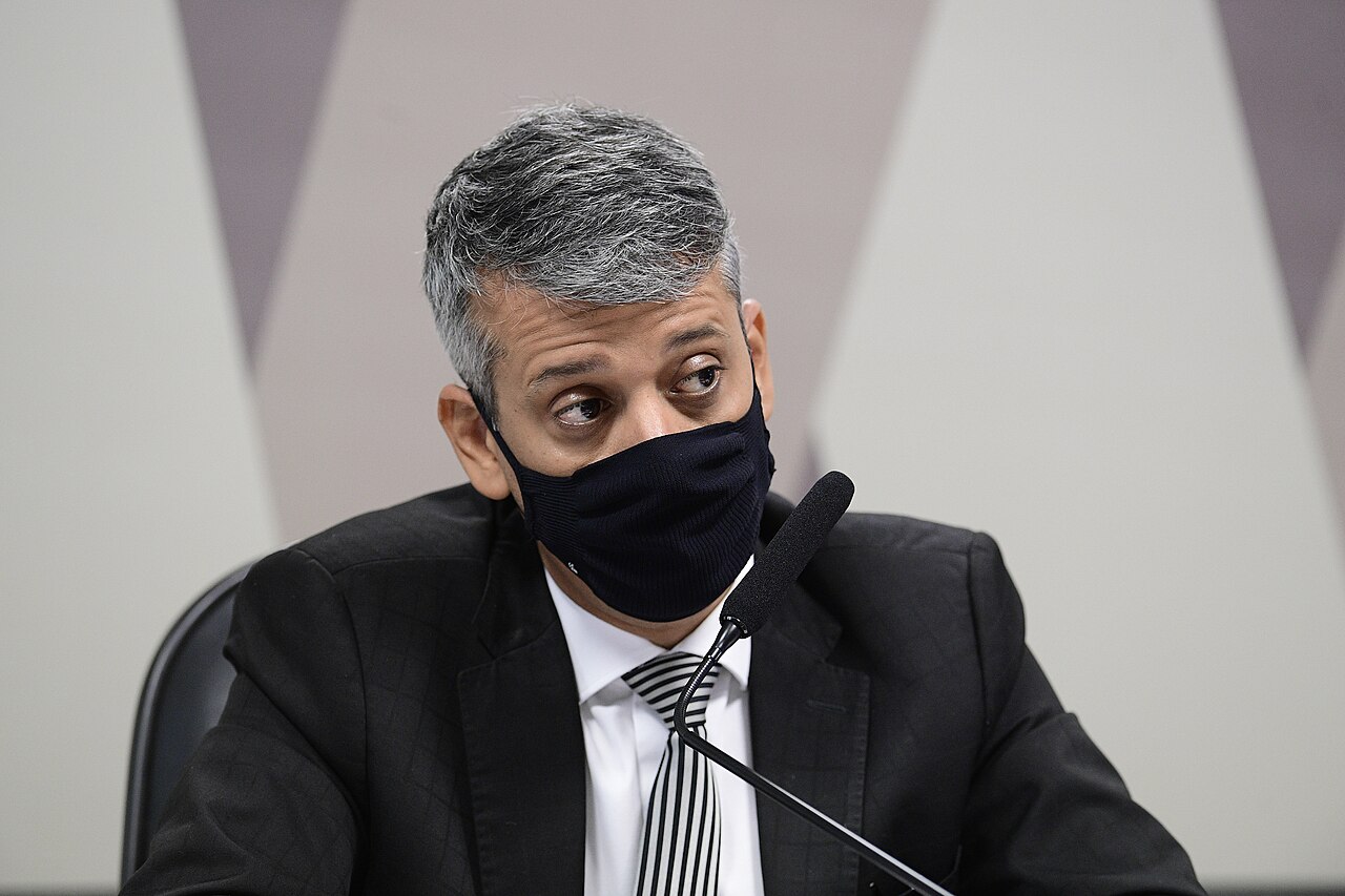 Roberto Ferreira Dias depõe à CPI da Pandemia em 07/07/2021.
